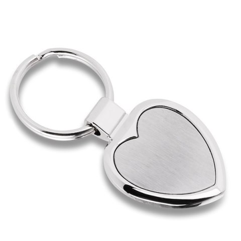 Brelok metalowy Stout Heart, srebrny Brelok metalowy Stout Heart, srebrny
