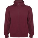 Montblanc bluza unisex z kapturem z suwakiem na całej długości garnet (R64212P2)