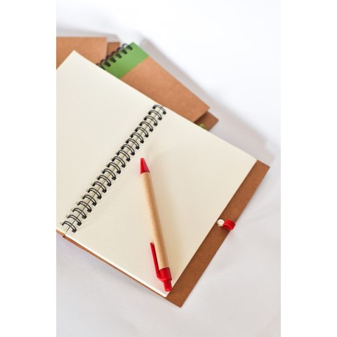Notes z długopisem Dalvik, zielony Notes z długopisem Dalvik, zielony
