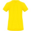 Bahrain sportowa koszulka damska z krótkim rękawem żółty (R04081B3)