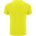 Bahrain sportowa koszulka męska z krótkim rękawem fluor yellow (R04071C1)