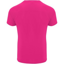 Bahrain sportowa koszulka męska z krótkim rękawem pink fluor (R04074P3)