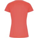 Imola sportowa koszulka damska z krótkim rękawem fluor coral
