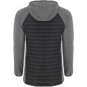 Minsk hybrydowa ocieplana kurtka unisex black / heather black
