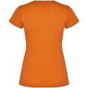 Montecarlo sportowa koszulka damska z krótkim rękawem fluor orange (R04233L3)