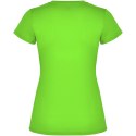 Montecarlo sportowa koszulka damska z krótkim rękawem lime / green lime (R04232X1)