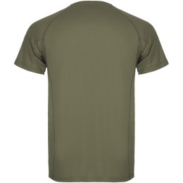 Montecarlo sportowa koszulka męska z krótkim rękawem militar green (R04255M4)