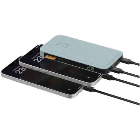 Seria Xtorm FS510 Fuel powerbank o pojemności 10 000 mAh i mocy 20 W błękitny