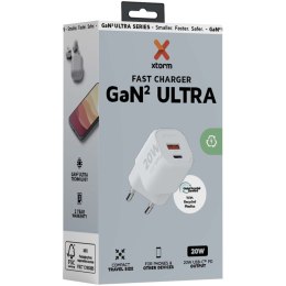 Xtorm XEC020 GaN² Ultra ładowarka ścienna o mocy 20 W biały