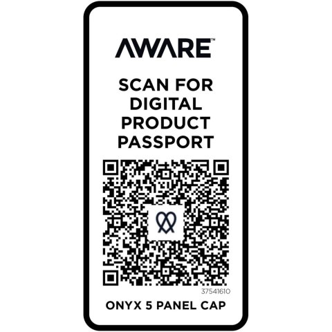 Onyx 5-panelowa czapka Aware™ z daszkiem z recyklingu zielony Onyx 5-panelowa czapka Aware™ z daszkiem z recyklingu zielony