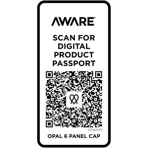Opal 6-panelowa czapka Aware™ z daszkiem z recyklingu oatmeal Opal 6-panelowa czapka Aware™ z daszkiem z recyklingu oatmeal