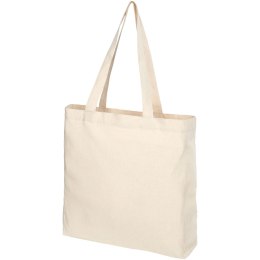 Pheebs poszerzana torba na zakupy z bawełny z recyclingu o gramaturze 210 g/m2 naturalny melanż (12053705)