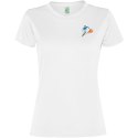 Slam short sleeve women's sports t-shirt biały