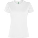 Slam short sleeve women's sports t-shirt biały