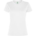 Slam short sleeve women's sports t-shirt biały