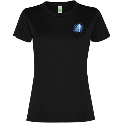 Slam short sleeve women's sports t-shirt czarny Slam short sleeve women's sports t-shirt czarny