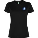 Slam short sleeve women's sports t-shirt czarny