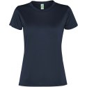 Slam short sleeve women's sports t-shirt navy blue