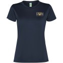 Slam short sleeve women's sports t-shirt navy blue