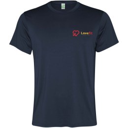 Slam sportowa koszulka męska z krótkim rękawem navy blue