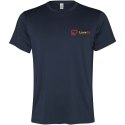 Slam sportowa koszulka męska z krótkim rękawem navy blue