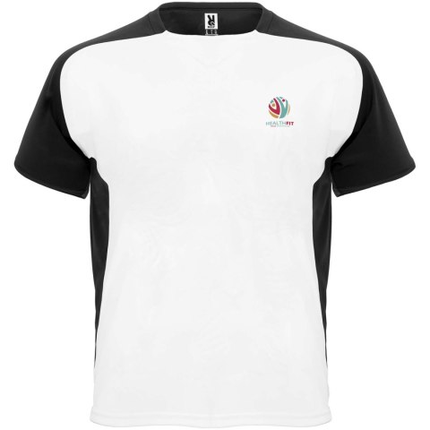 Bugatti sportowa koszulka unisex z krótkim rękawem biały, czarny Bugatti sportowa koszulka unisex z krótkim rękawem biały, czarny