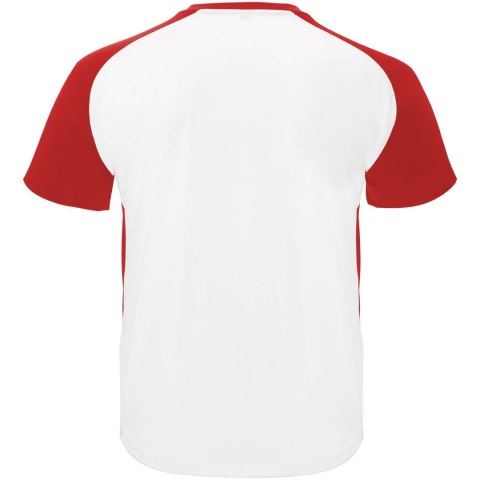 Bugatti sportowa koszulka unisex z krótkim rękawem biały, czerwony Bugatti sportowa koszulka unisex z krótkim rękawem biały, czerwony