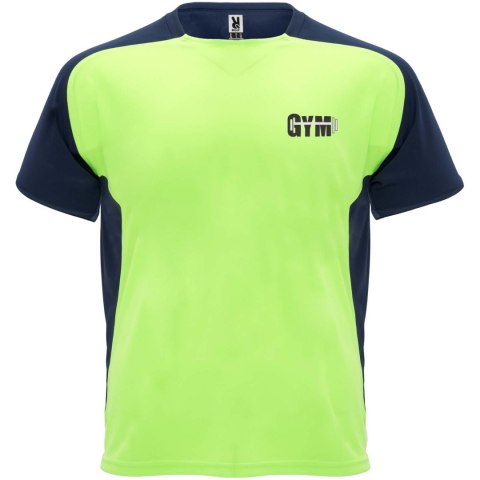 Bugatti sportowa koszulka unisex z krótkim rękawem fluor green, navy blue Bugatti sportowa koszulka unisex z krótkim rękawem fluor green, navy blue