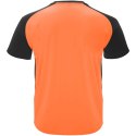 Bugatti sportowa koszulka unisex z krótkim rękawem fluor orange, czarny (R63999A1)