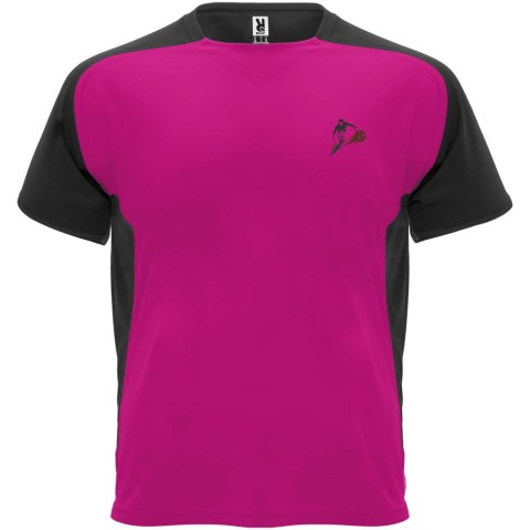 Bugatti sportowa koszulka unisex z krótkim rękawem fuksja, czarny Bugatti sportowa koszulka unisex z krótkim rękawem fuksja, czarny