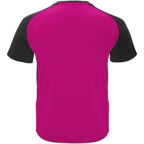 Bugatti sportowa koszulka unisex z krótkim rękawem fuksja, czarny Bugatti sportowa koszulka unisex z krótkim rękawem fuksja, czarny