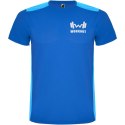 Detroit sportowa koszulka unisex z krótkim rękawem błękit królewski, light royal