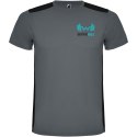 Detroit sportowa koszulka unisex z krótkim rękawem ebony, czarny Detroit sportowa koszulka unisex z krótkim rękawem ebony, czarny
