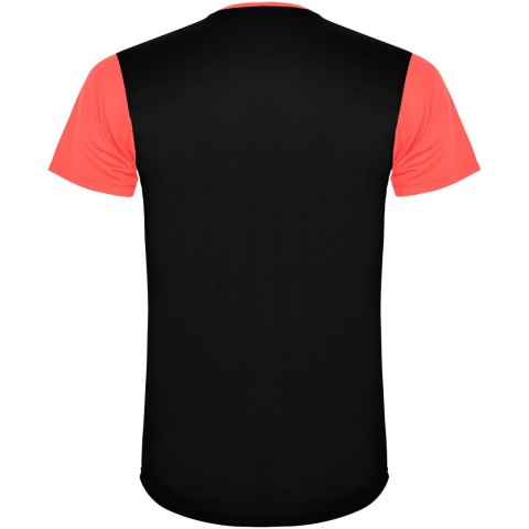 Detroit sportowa koszulka unisex z krótkim rękawem fluor coral, czarny Detroit sportowa koszulka unisex z krótkim rękawem fluor coral, czarny