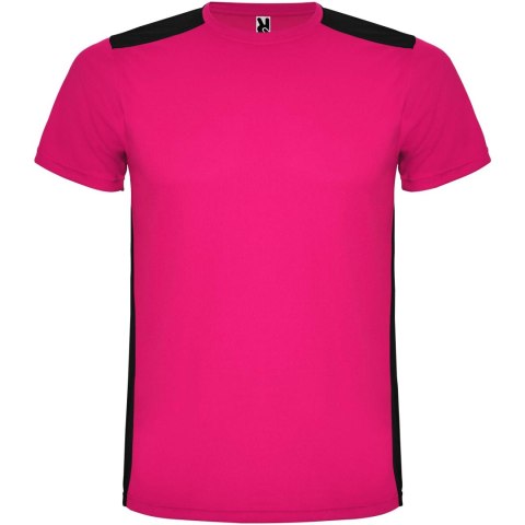 Detroit sportowa koszulka unisex z krótkim rękawem fuksja, czarny Detroit sportowa koszulka unisex z krótkim rękawem fuksja, czarny