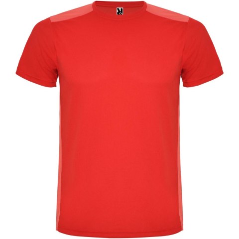 Detroit sportowa koszulka dziecięca z krótkim rękawem czerwony (K66529PM)