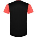 Detroit sportowa koszulka dziecięca z krótkim rękawem fluor coral, czarny (K66529NM)