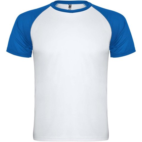 Indianapolis sportowa koszulka unisex z krótkim rękawem biały, błękit królewski Indianapolis sportowa koszulka unisex z krótkim rękawem biały, błękit królewski