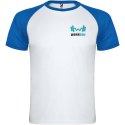 Indianapolis sportowa koszulka unisex z krótkim rękawem biały, błękit królewski Indianapolis sportowa koszulka unisex z krótkim rękawem biały, błękit królewski