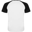 Indianapolis sportowa koszulka unisex z krótkim rękawem biały, czarny (R66508R1)