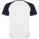Indianapolis sportowa koszulka unisex z krótkim rękawem biały, navy blue (R66508A3)