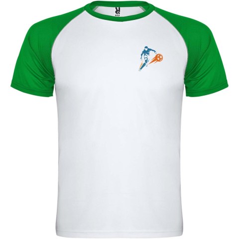 Indianapolis sportowa koszulka unisex z krótkim rękawem biały, zielona paproć Indianapolis sportowa koszulka unisex z krótkim rękawem biały, zielona paproć
