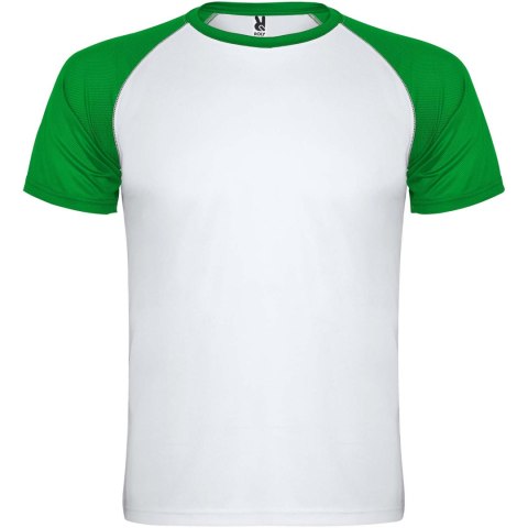 Indianapolis sportowa koszulka unisex z krótkim rękawem biały, zielona paproć Indianapolis sportowa koszulka unisex z krótkim rękawem biały, zielona paproć