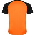Indianapolis sportowa koszulka unisex z krótkim rękawem fluor orange, czarny (R66509A1)
