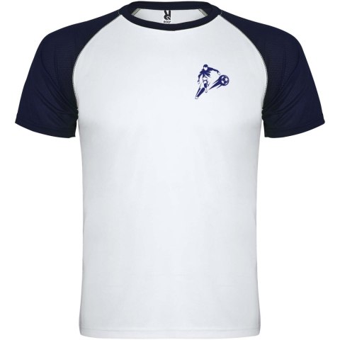 Indianapolis sportowa koszulka dziecięca z krótkim rękawem biały, navy blue Indianapolis sportowa koszulka dziecięca z krótkim rękawem biały, navy blue
