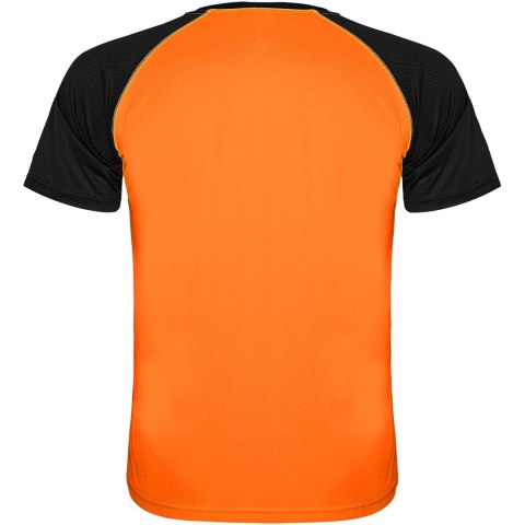 Indianapolis sportowa koszulka dziecięca z krótkim rękawem fluor orange, czarny Indianapolis sportowa koszulka dziecięca z krótkim rękawem fluor orange, czarny