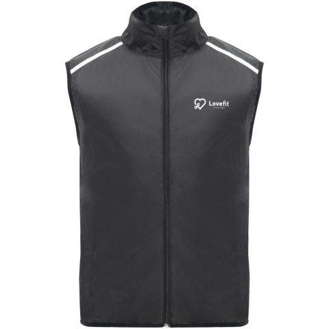 Jannu lekki ocieplacz unisex do biegania czarny Jannu lekki ocieplacz unisex do biegania czarny