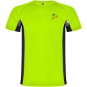 Shanghai sportowa koszulka dziecięca z krótkim rękawem fluor green, czarny Shanghai sportowa koszulka dziecięca z krótkim rękawem fluor green, czarny