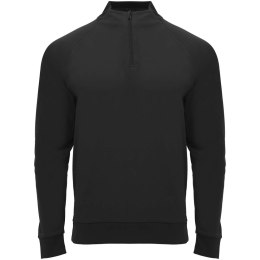 Epiro bluza unisex z długim rękawem i zamkiem błyskawicznym 1/4 czarny