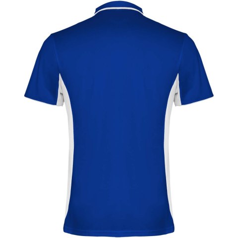 Montmelo koszulka polo unisex z krótkim rękawem błękit królewski, biały Montmelo koszulka polo unisex z krótkim rękawem błękit królewski, biały
